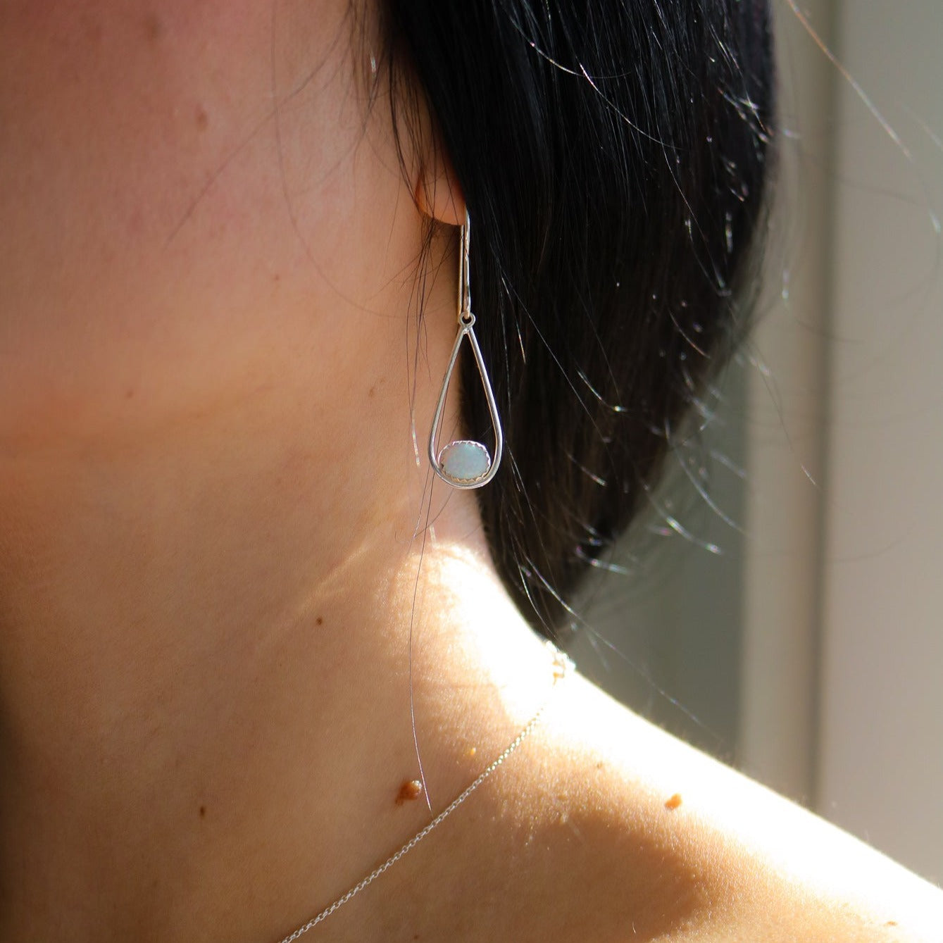 White Sands Drop Earrings