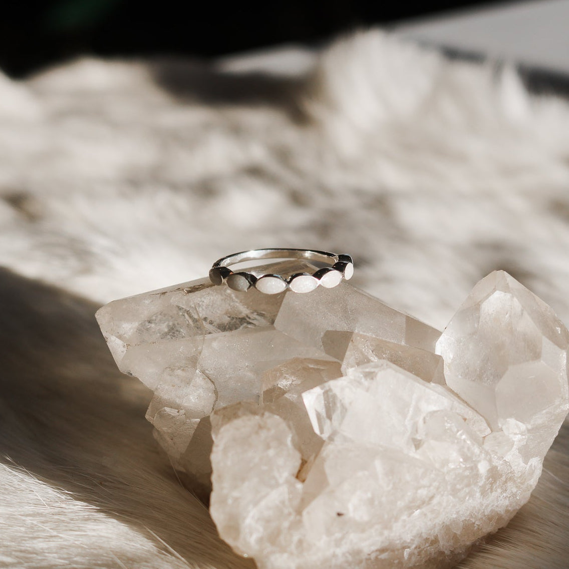 'Reverie' Custom Breastmilk Eternity Ring // Made to Order