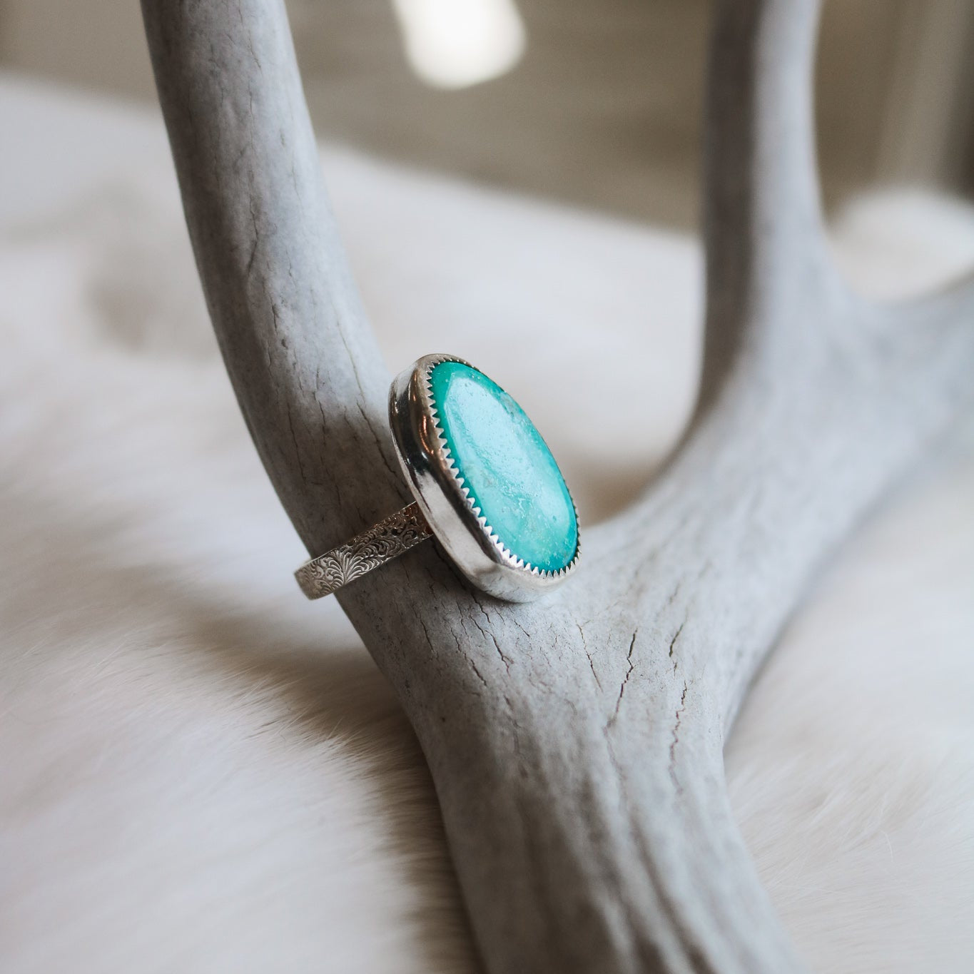 American Turquoise Ring - Size 9 // One of a Kind