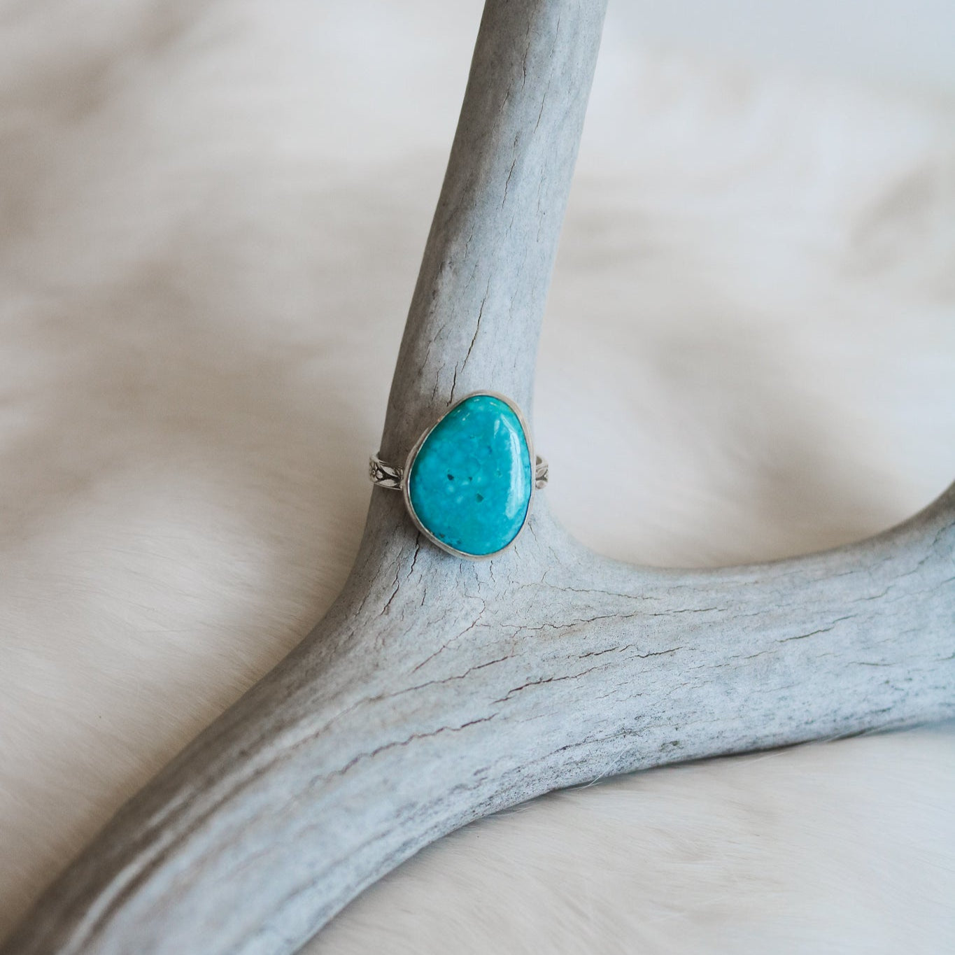 American Turquoise Ring - Size 8 // One of a Kind