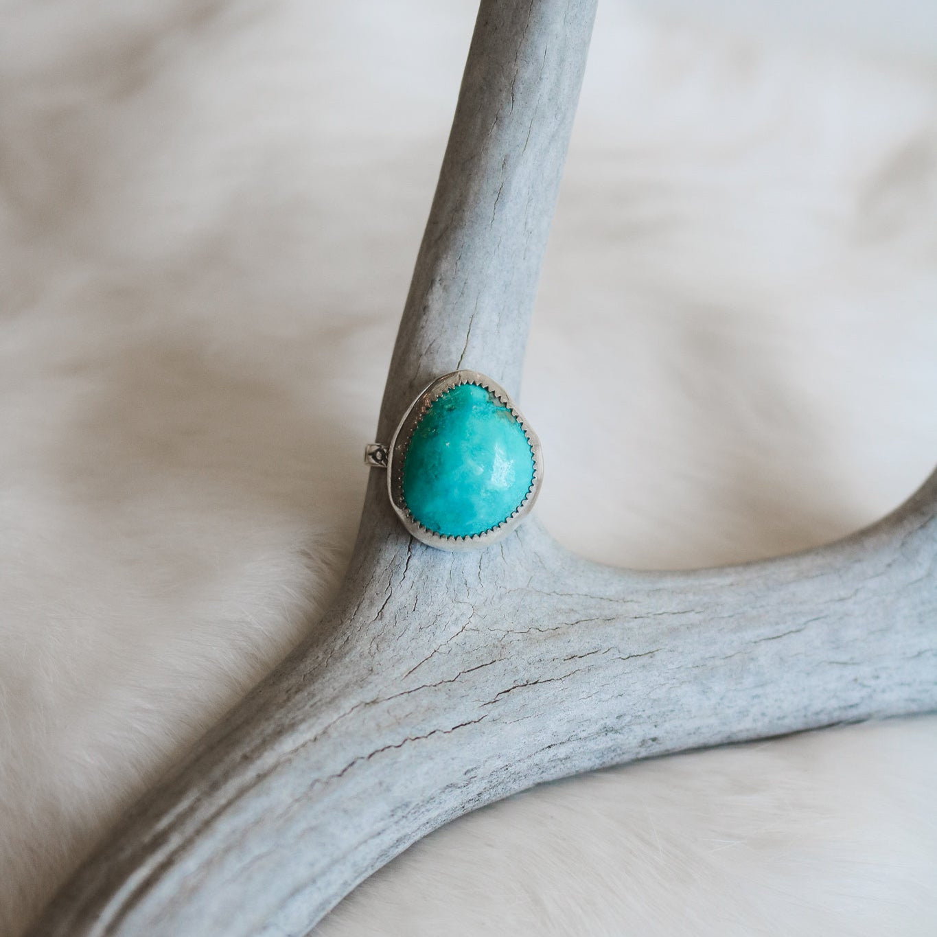 American Turquoise Ring - Size 8 // One of a Kind