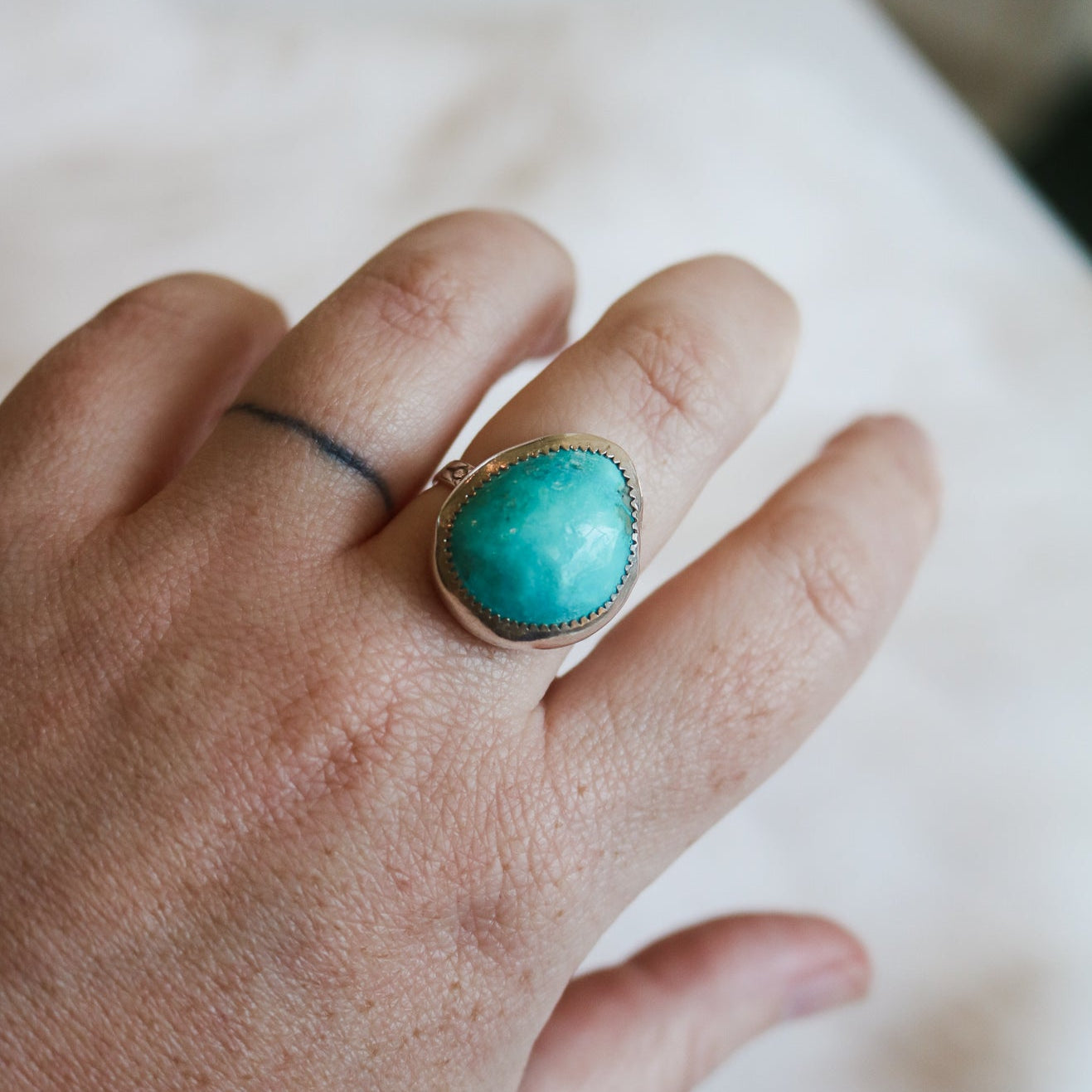 American Turquoise Ring - Size 8 // One of a Kind