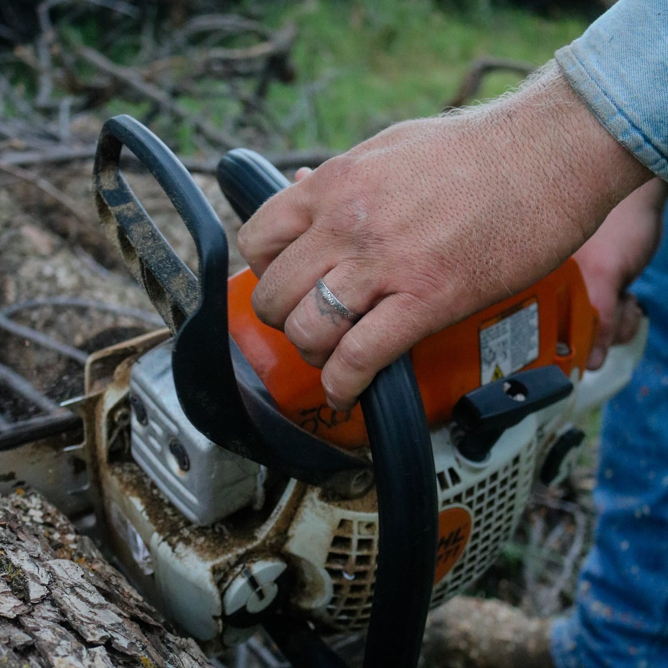 Cheyenne Men's Wedding Band