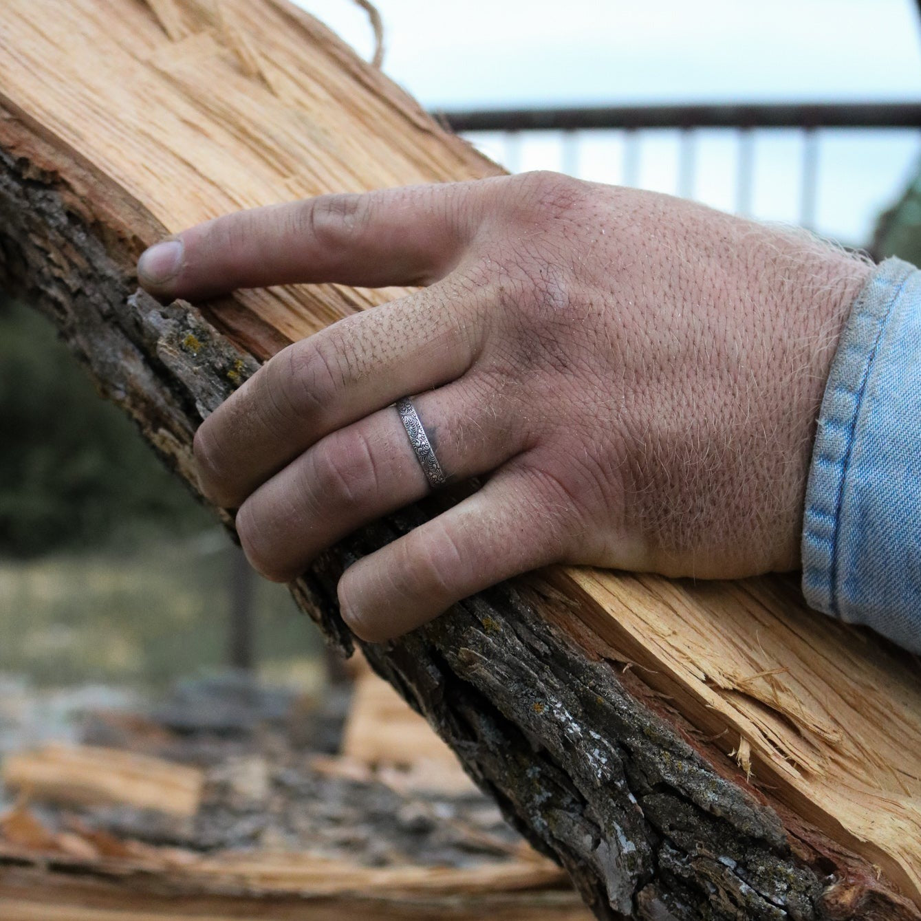 Cheyenne Men's Wedding Band