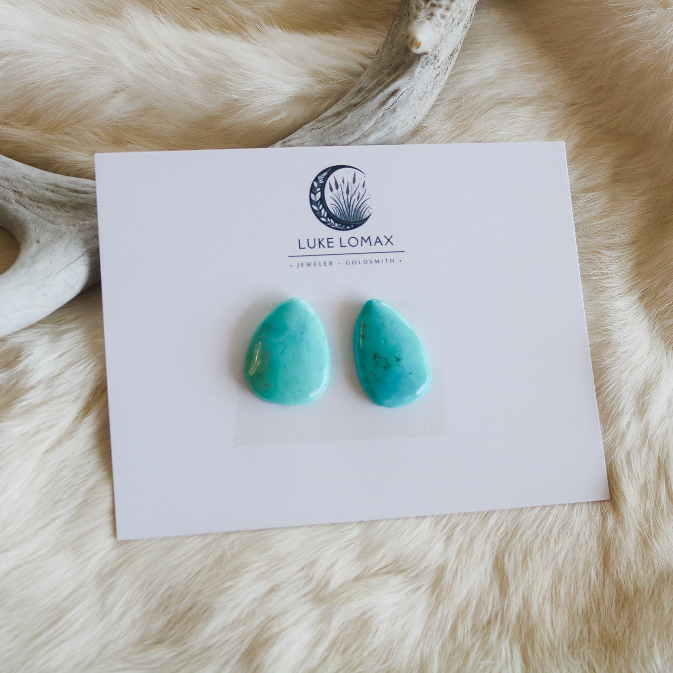 Kingman Turquoise Earrings Deposit // Custom Build + Made to Order