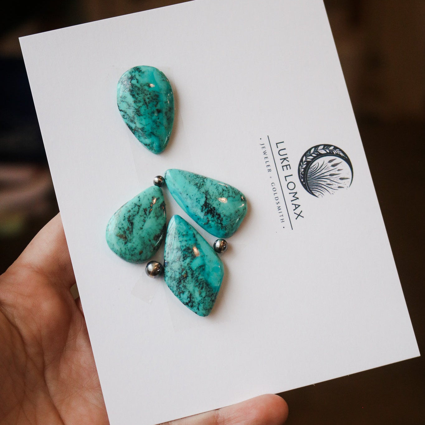 Kingman Turquoise Pendant Deposit // Custom Build + Made to Order
