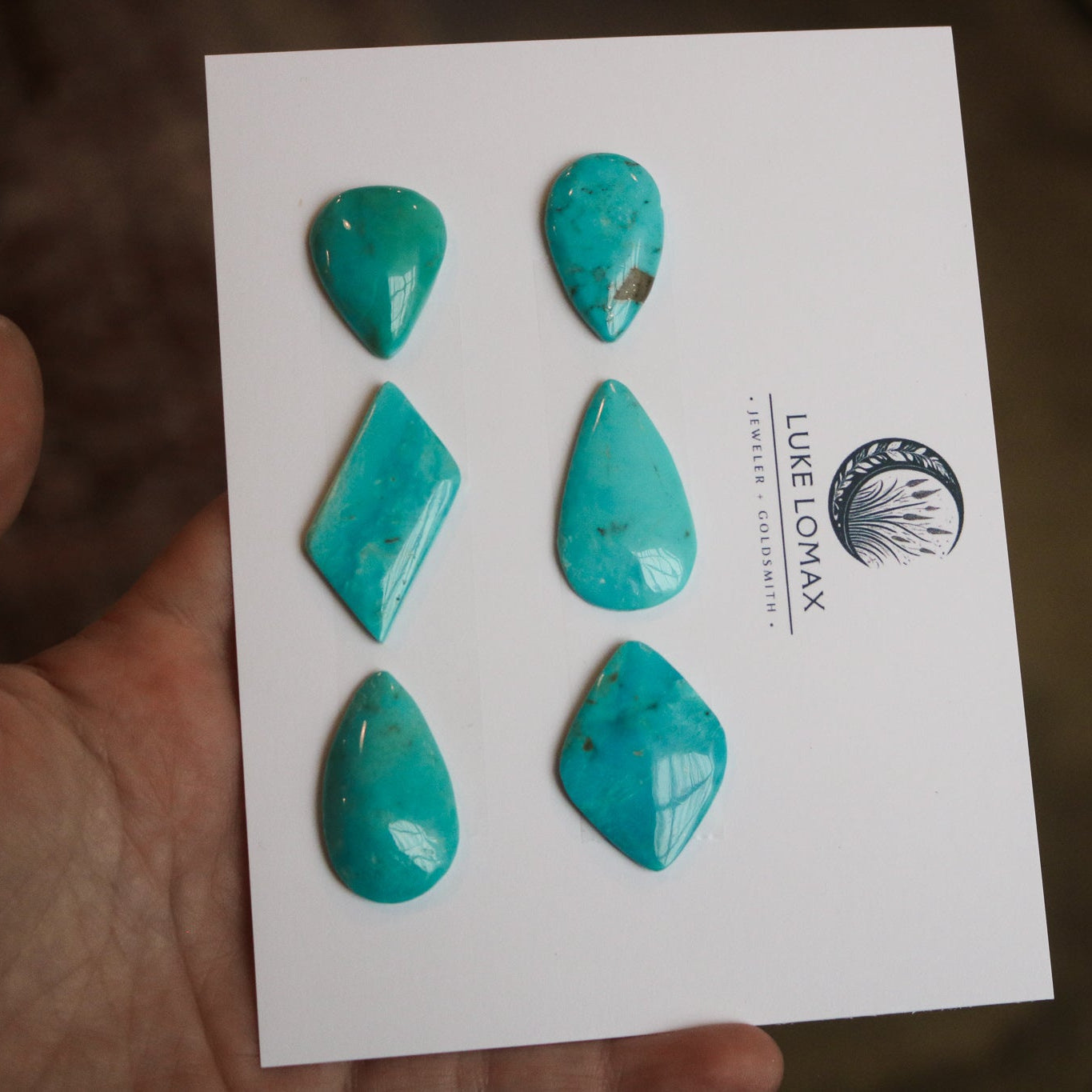 Kingman Turquoise Statement Earring Deposit // Custom Build + Made to Order