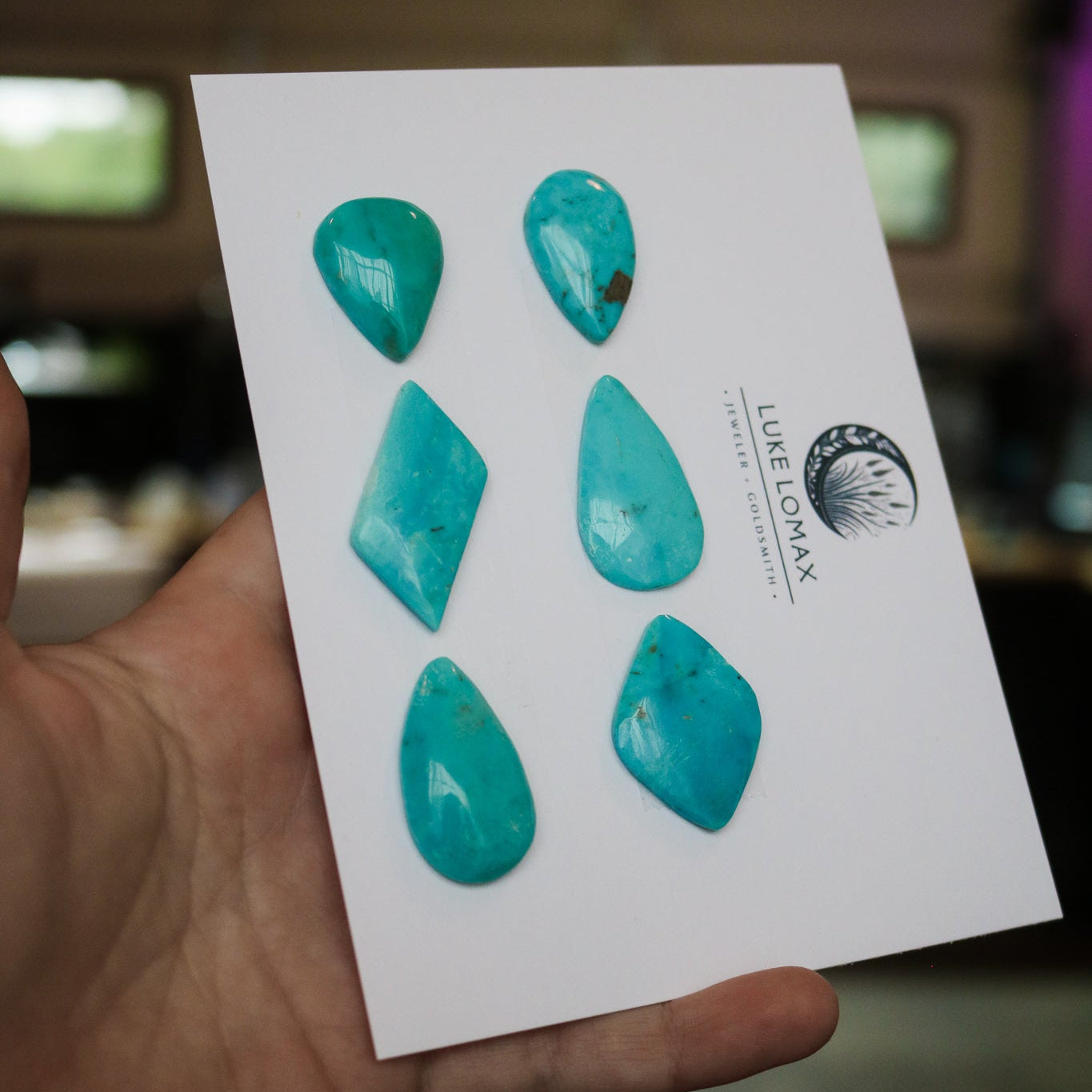 Kingman Turquoise Statement Earring Deposit // Custom Build + Made to Order