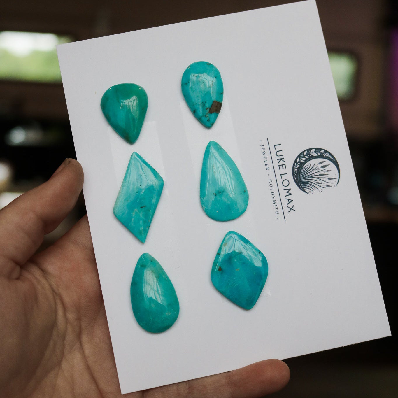 Kingman Turquoise Statement Earring Deposit // Custom Build + Made to Order
