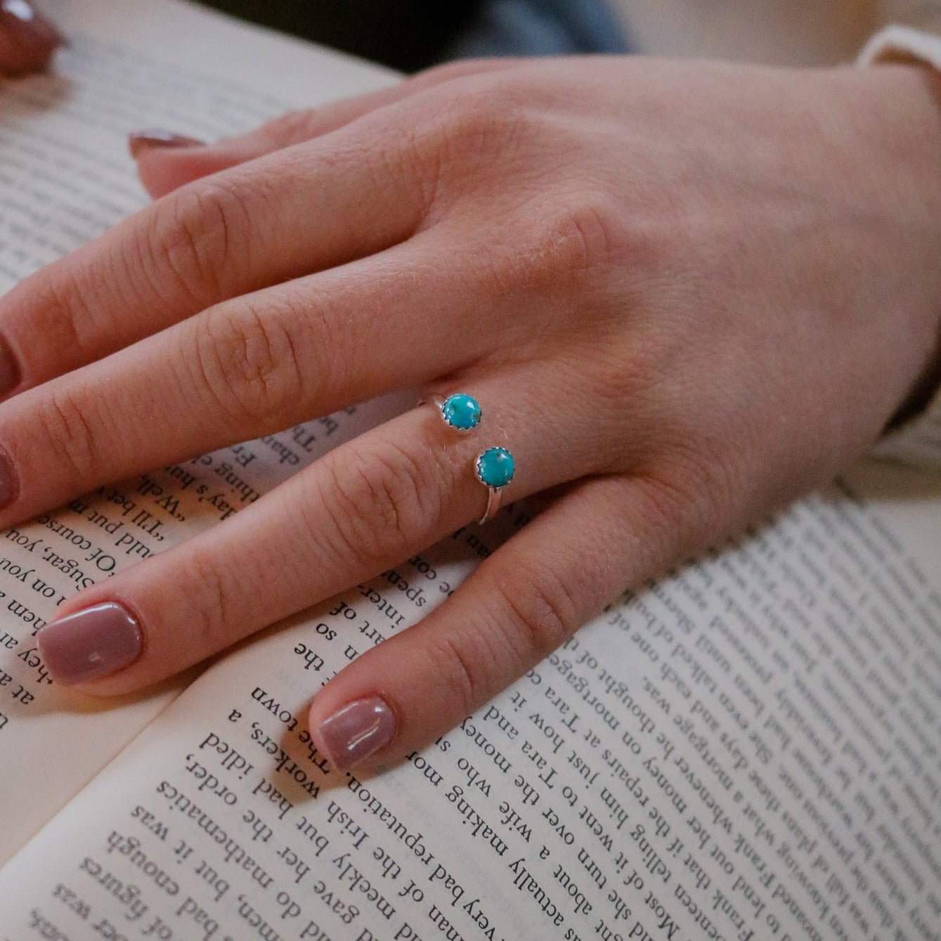 Luisa // Adjustable Turquoise Ring