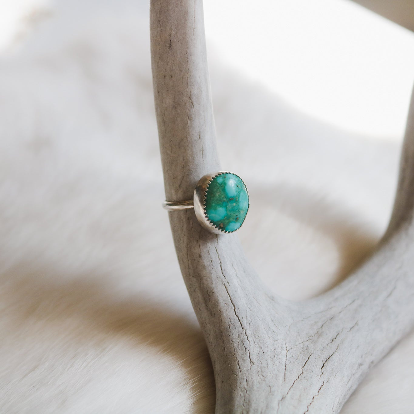 American Turquoise Ring - Size 4 // One of a Kind