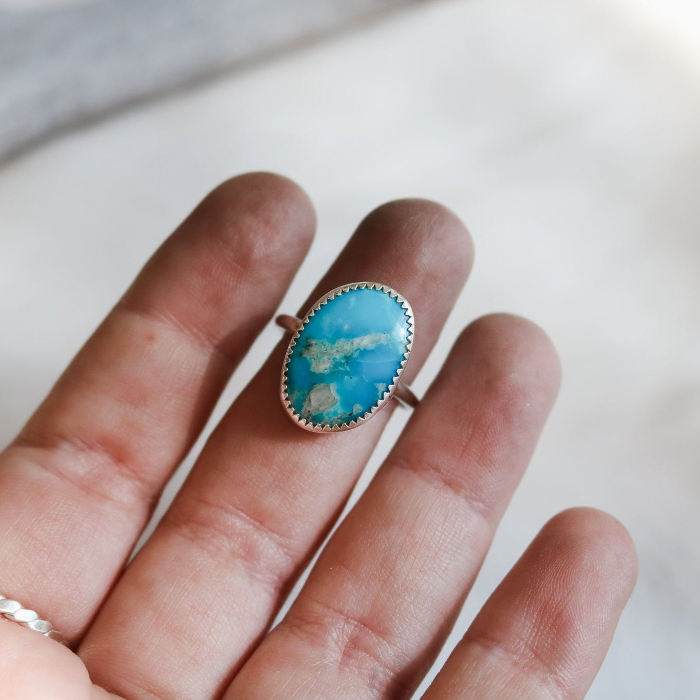 American Turquoise Ring - Size 8.5 // One of a Kind