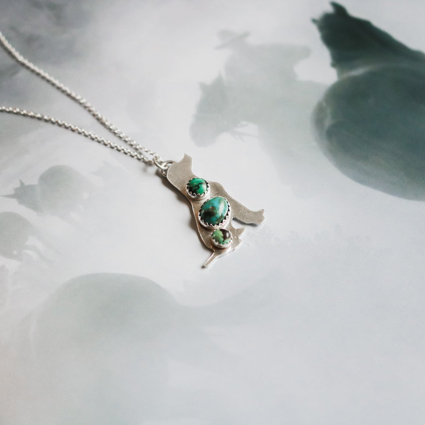 Lab Silhouette Necklace // Made to Order