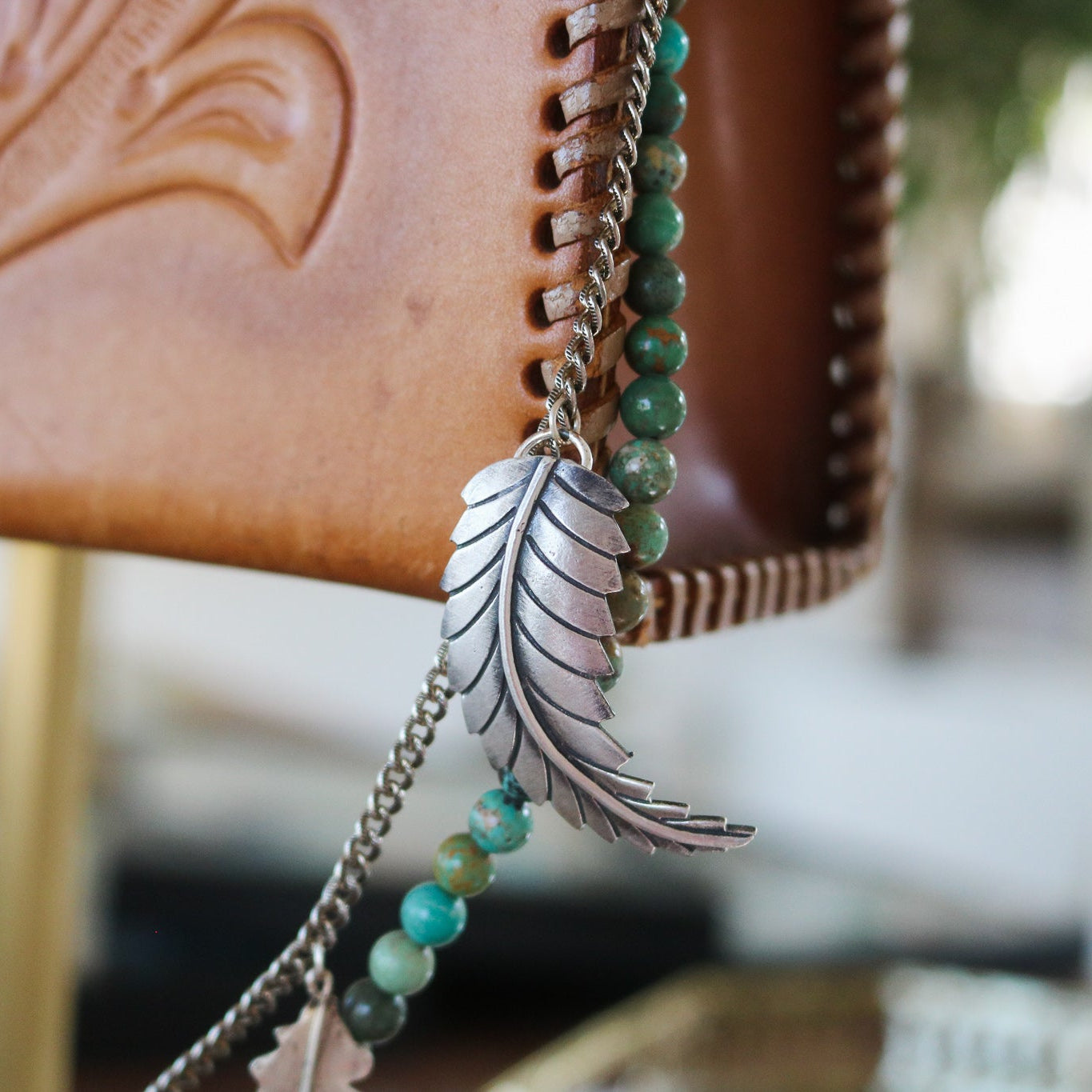 ‘Somewhere West’ Tooled Leather Handbag // One of a Kind