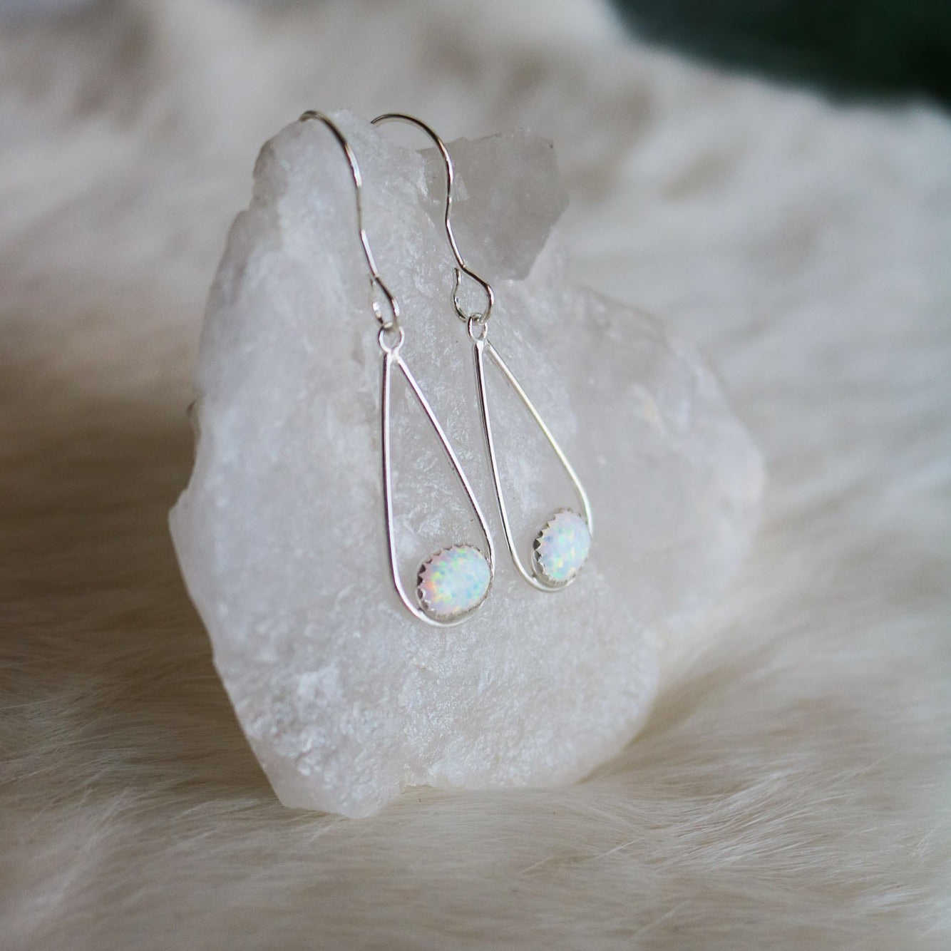 White Sands Drop Earrings