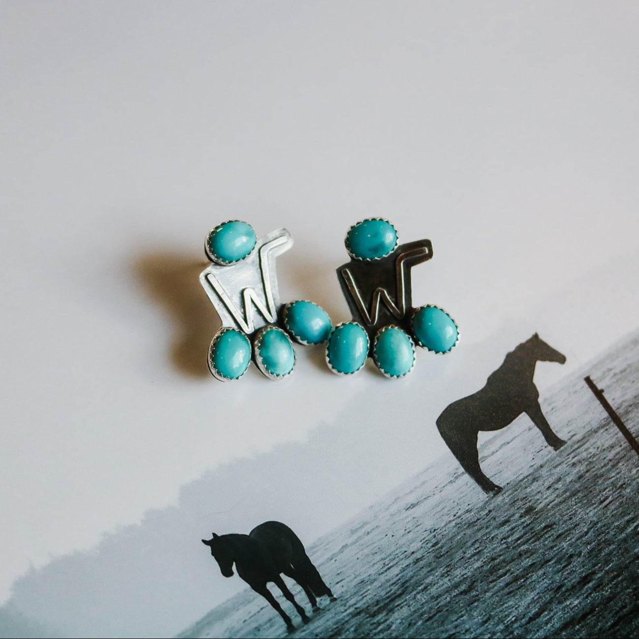 Tallulah Custom Brand Stud Earrings // Made to Order