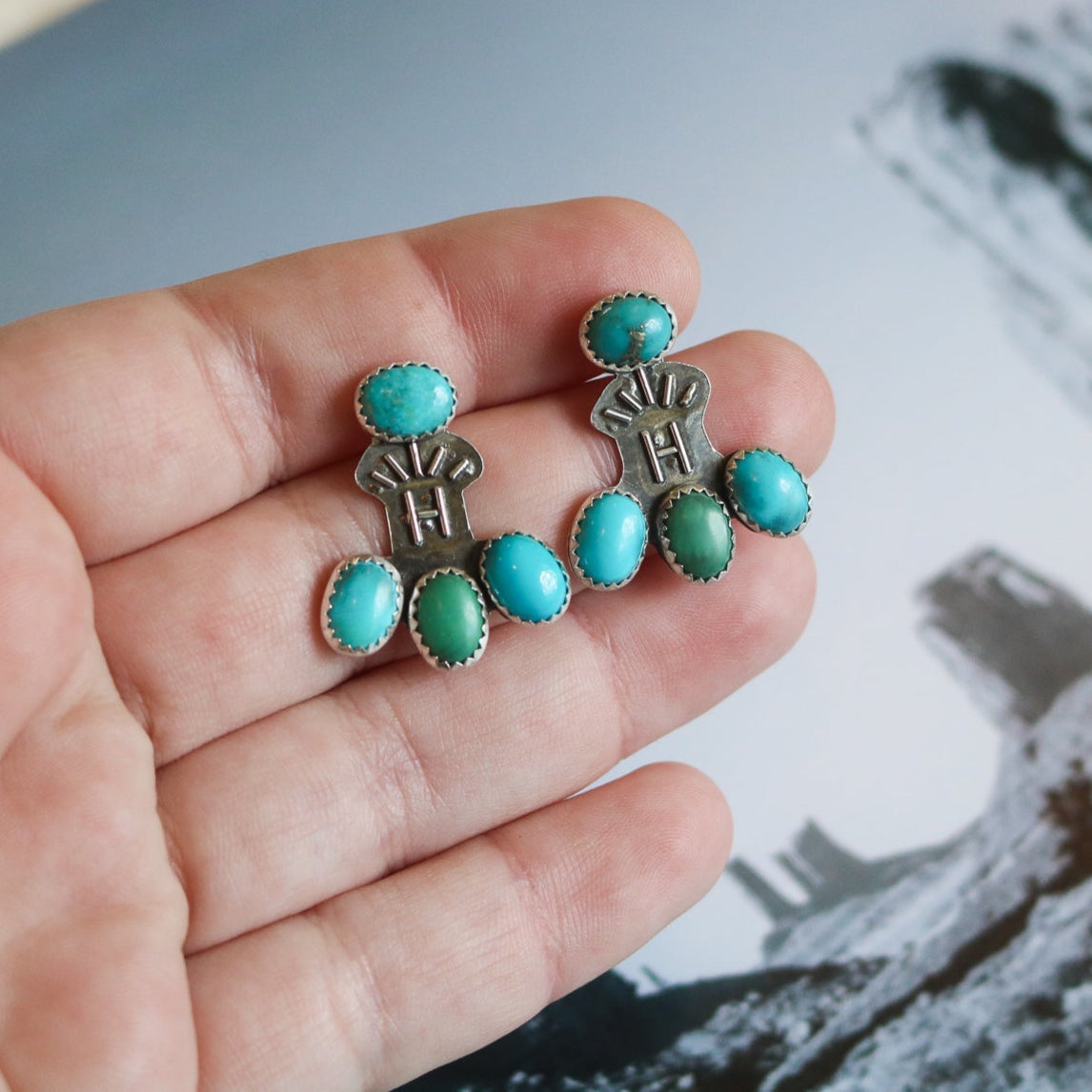 Tallulah Custom Brand Stud Earrings // Made to Order