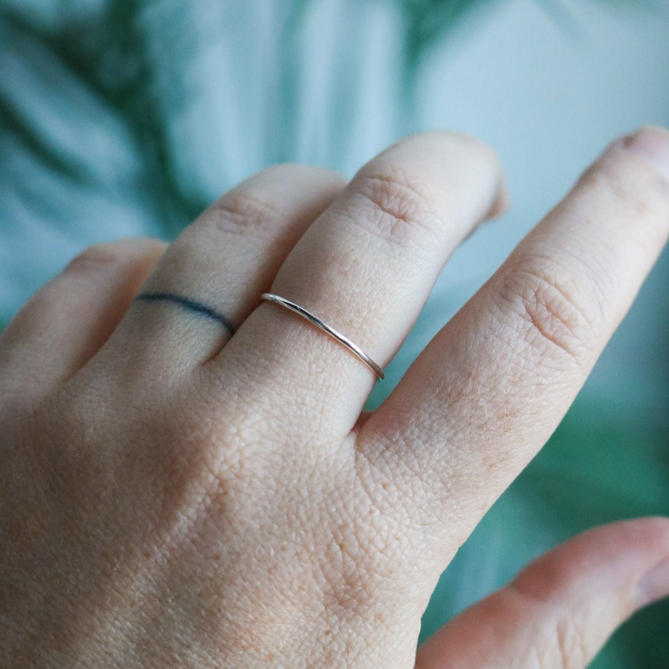 Dainty Sterling Stacking Ring // Made to Order