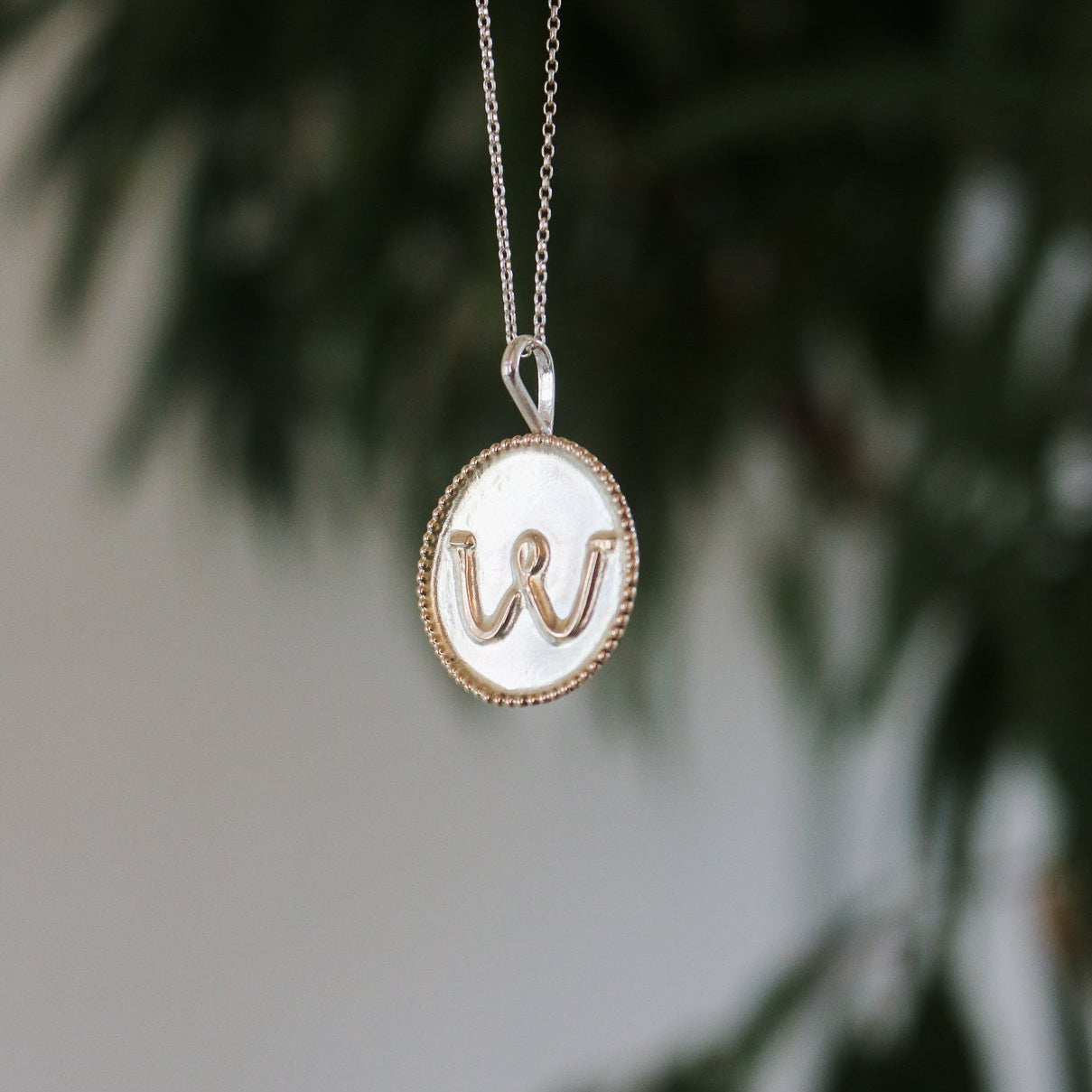 Maricopa Custom Brand Medallion Necklace in 14K Gold // Made to Order