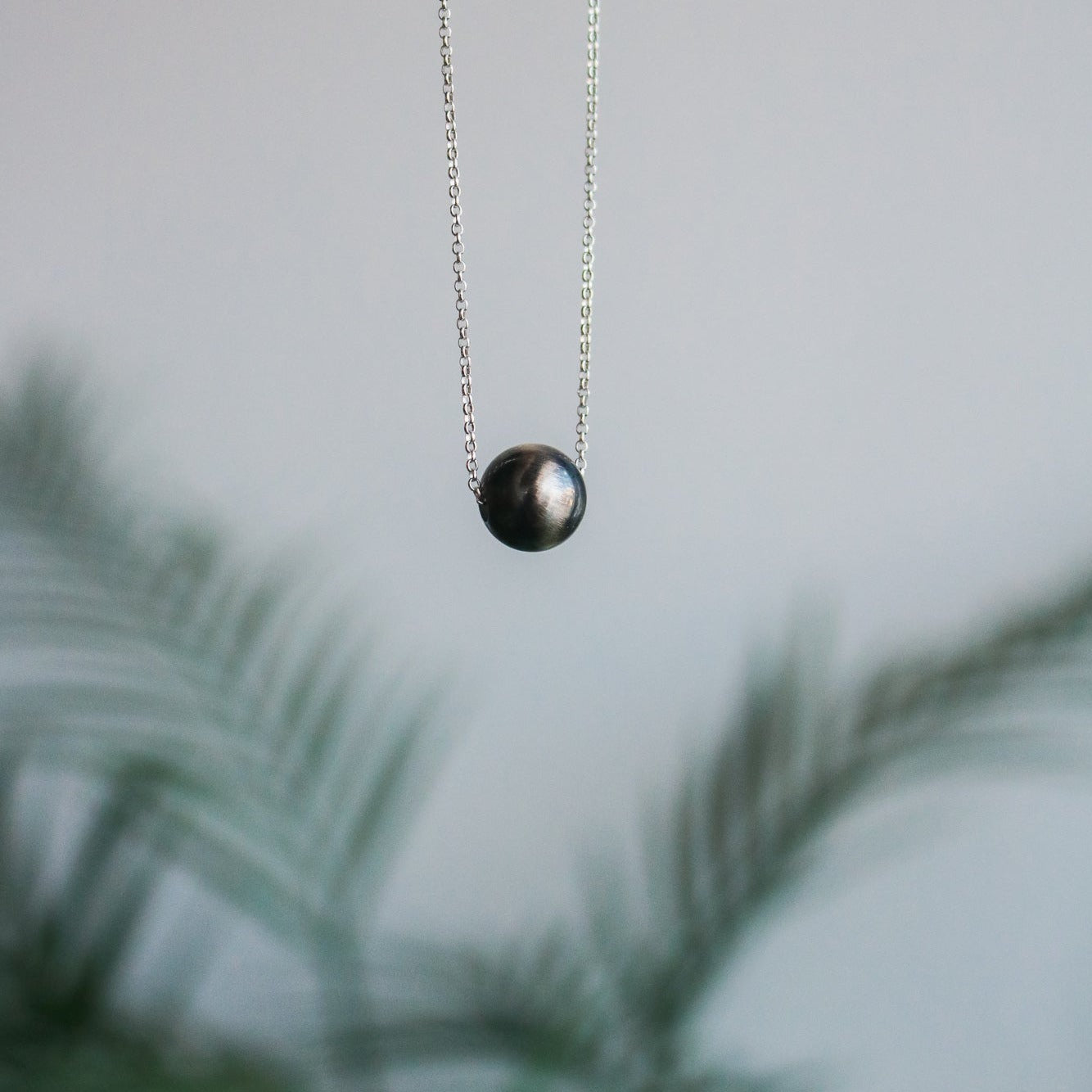 Cimarron // Sterling Silver Navajo Pearl Necklace