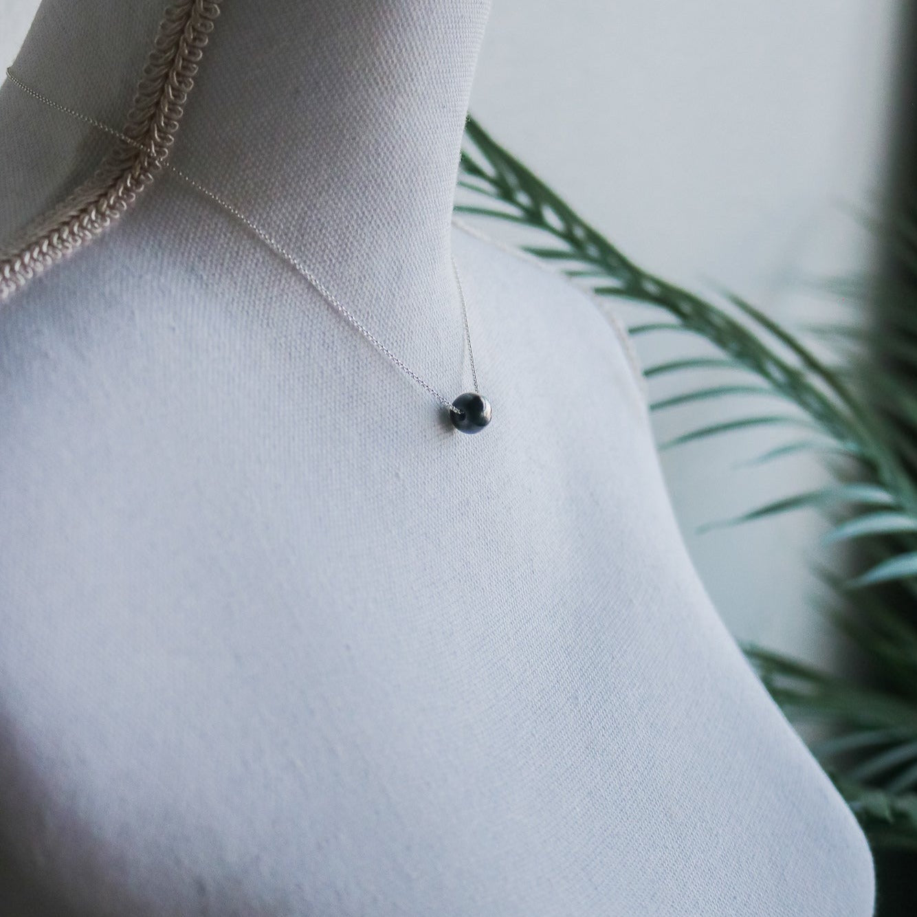 Cimarron // Sterling Silver Navajo Pearl Necklace