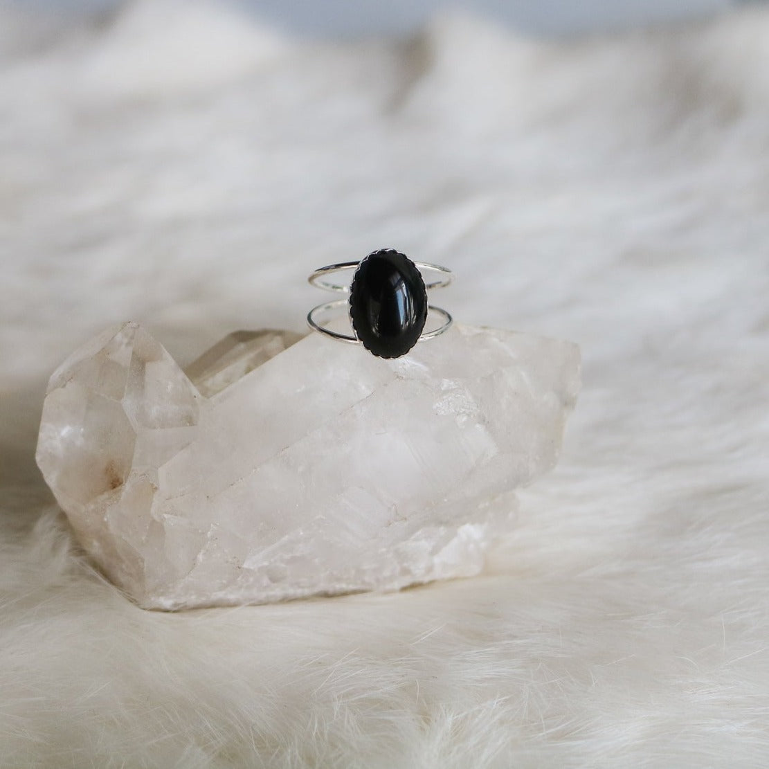 Aspen Ring in Onyx // Made to Order