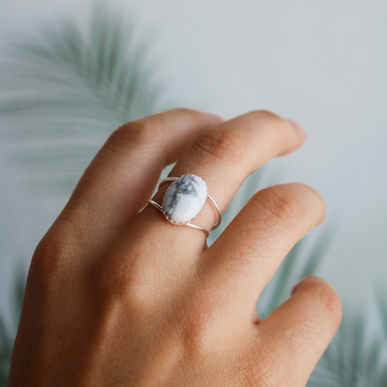 Aspen Ring in 'White Buffalo' // Made to Order