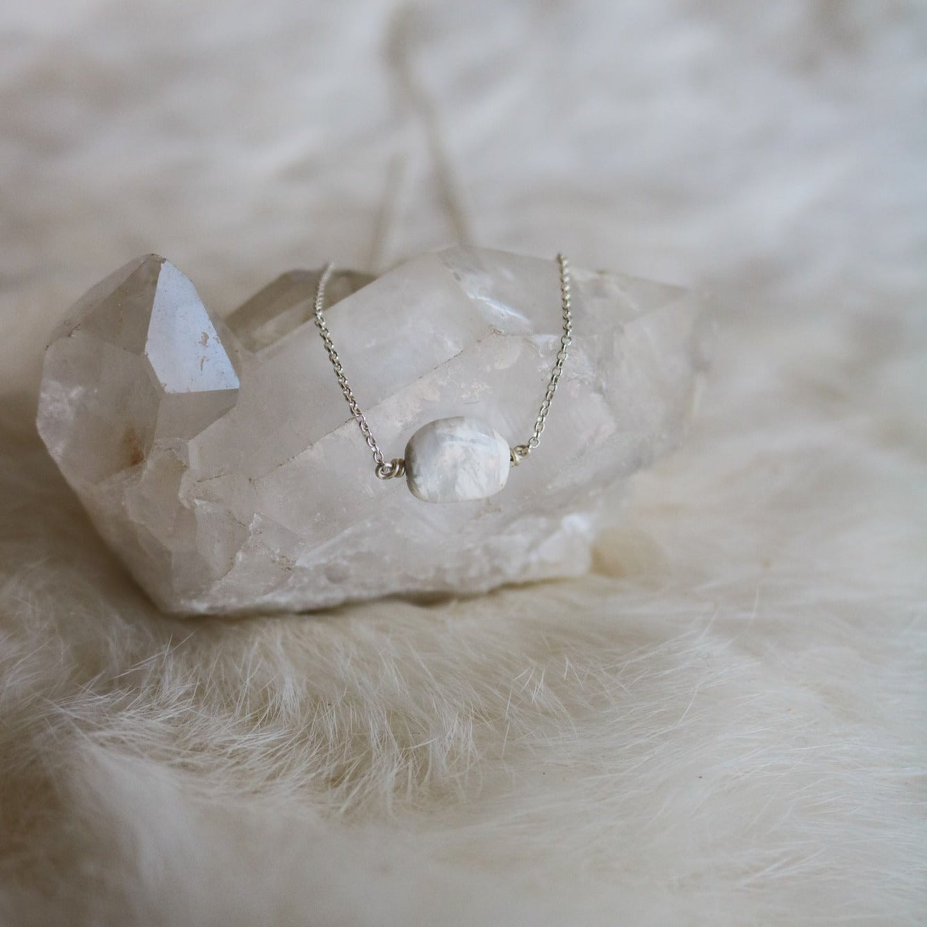 Vail // 'White Buffalo' Nugget Necklace