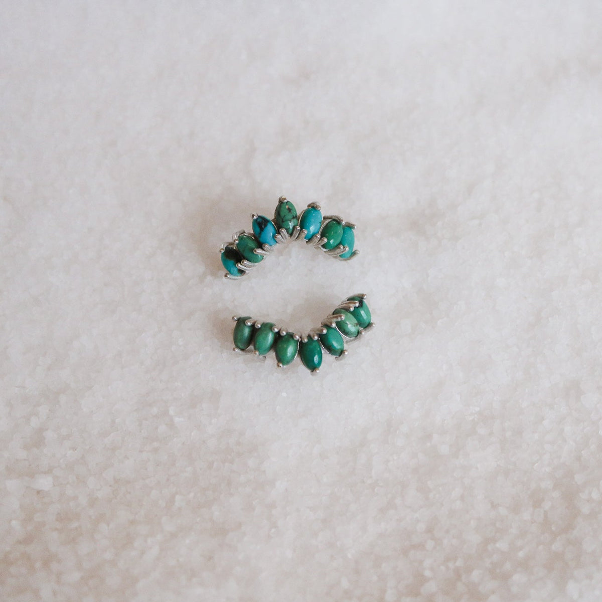 Celia Curved Turquoise Ring // Made to Order