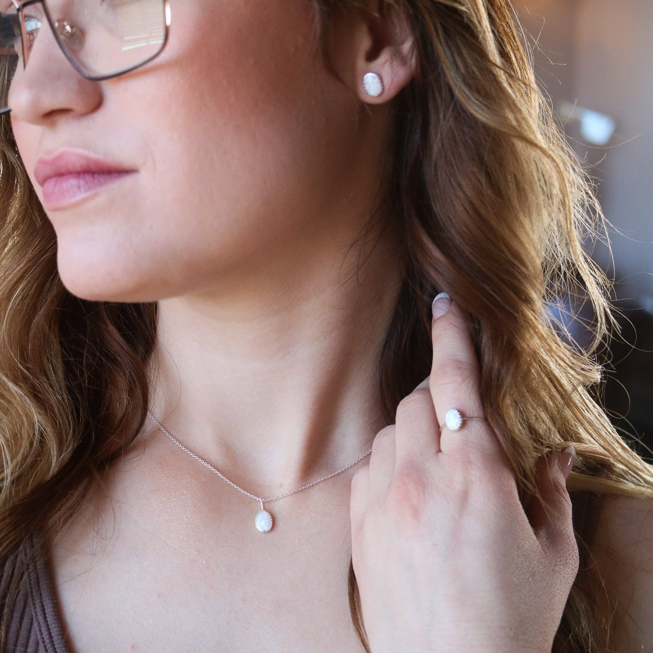 Durango Trio Matched Set in White Opal