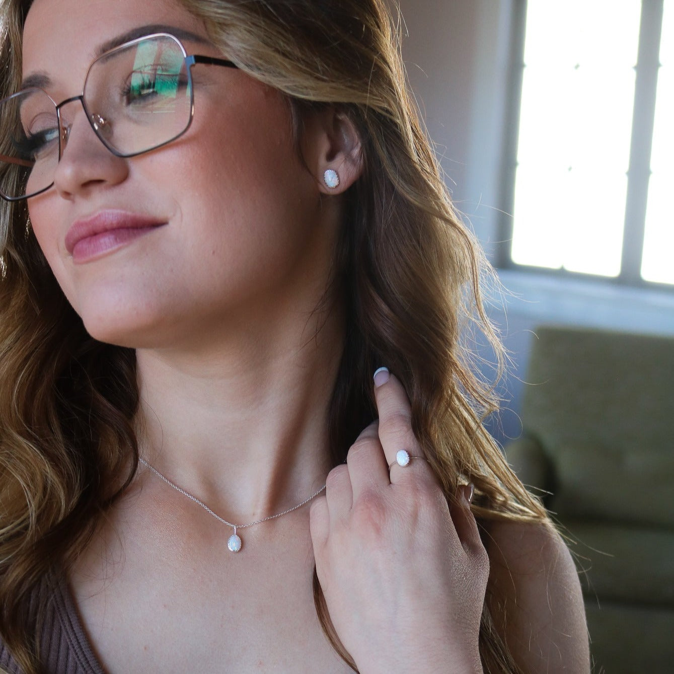 Durango Trio Matched Set in White Opal