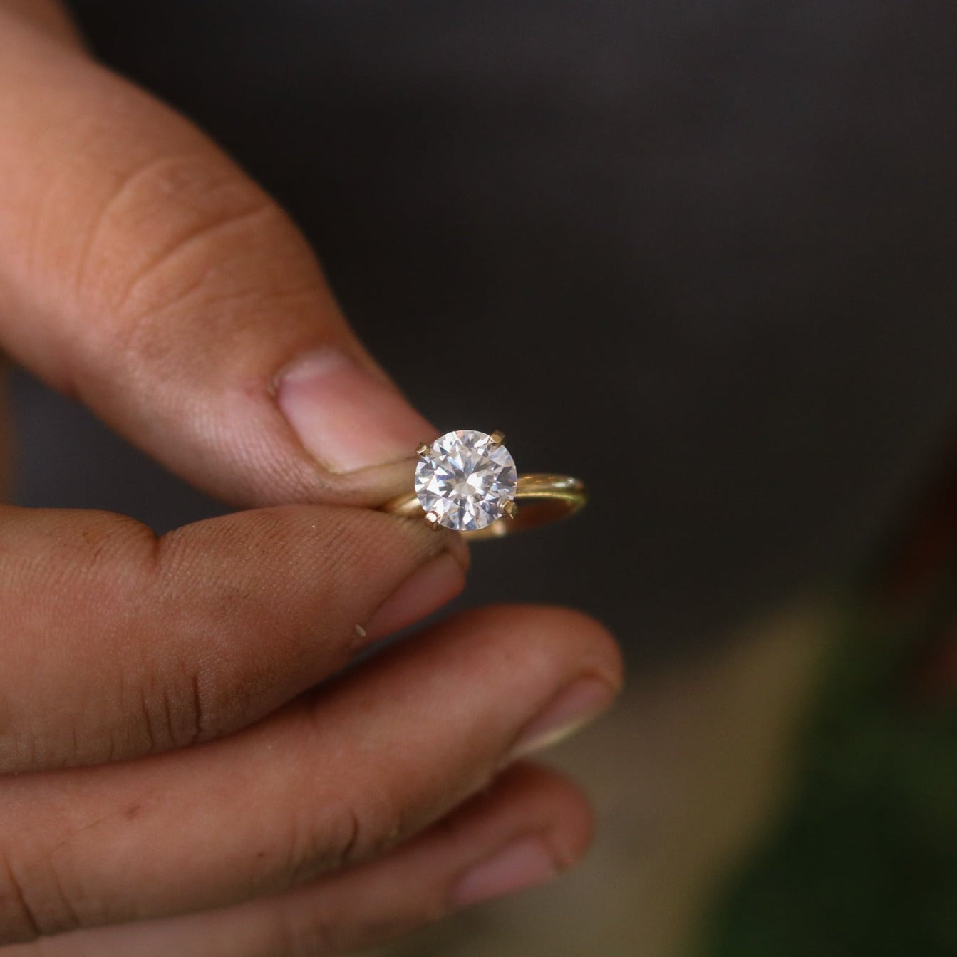 Classic Engagement Ring in 14K Gold // Made to Order