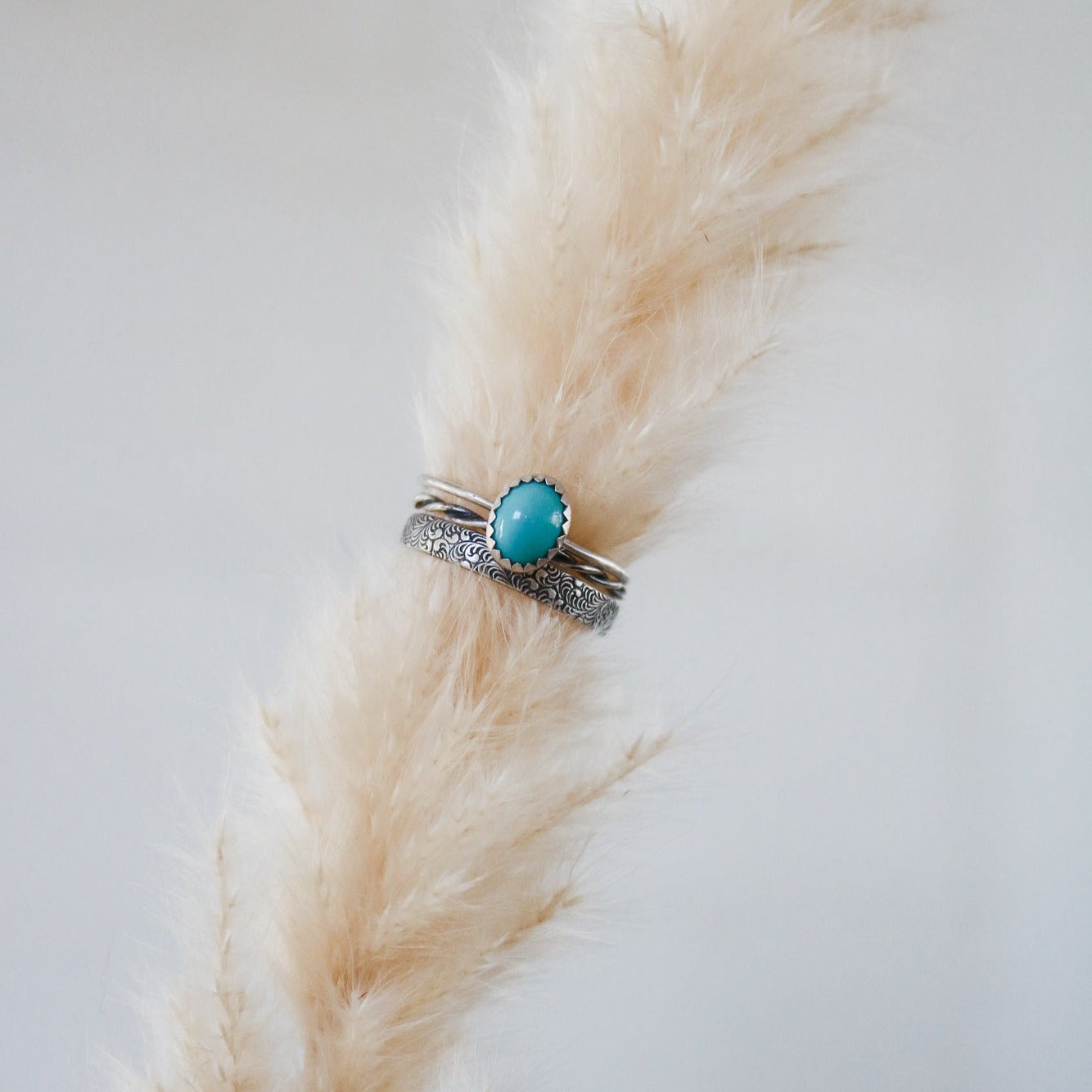 Durango Stacking Ring Set in Turquoise