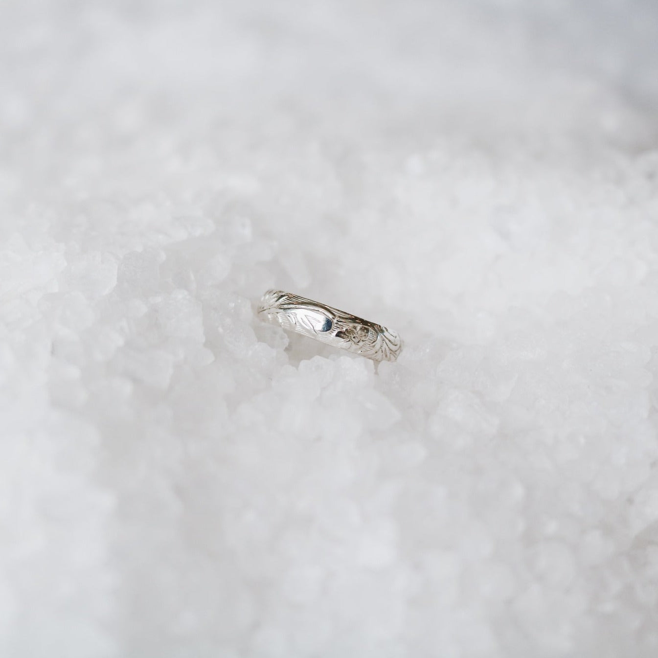 Sweetwater Tooled Stacking Ring // Made to Order