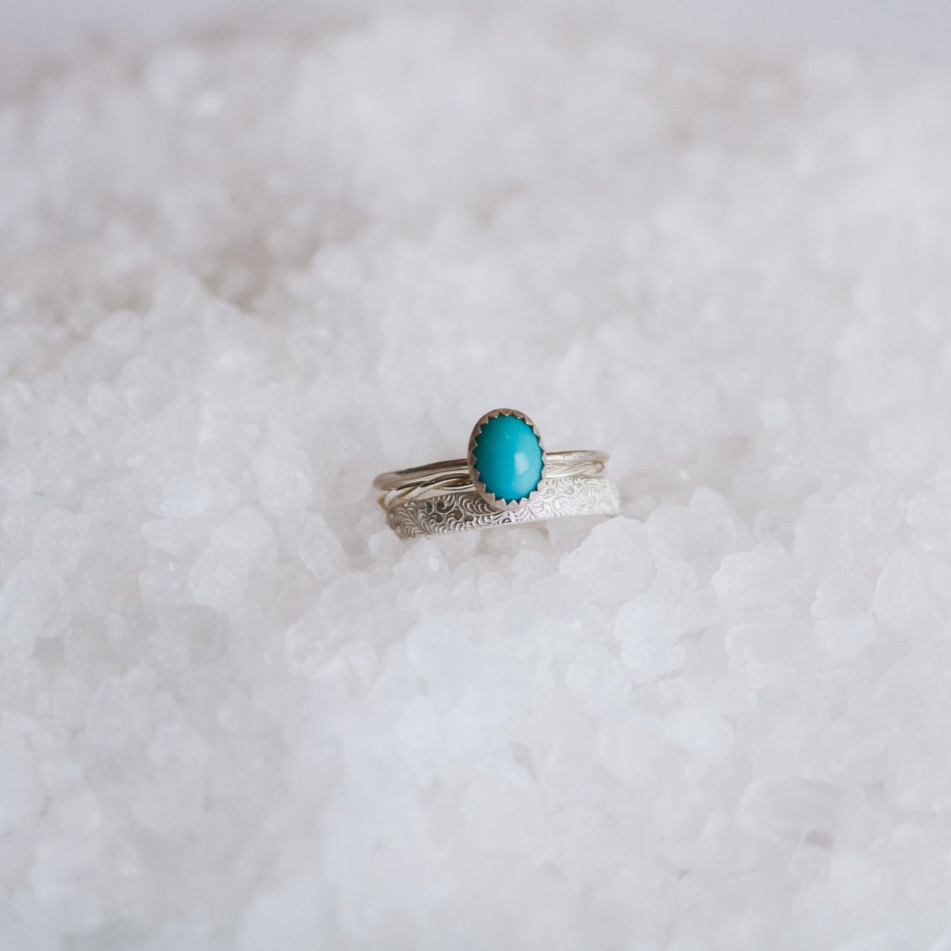 Durango Stacking Ring Set in Turquoise