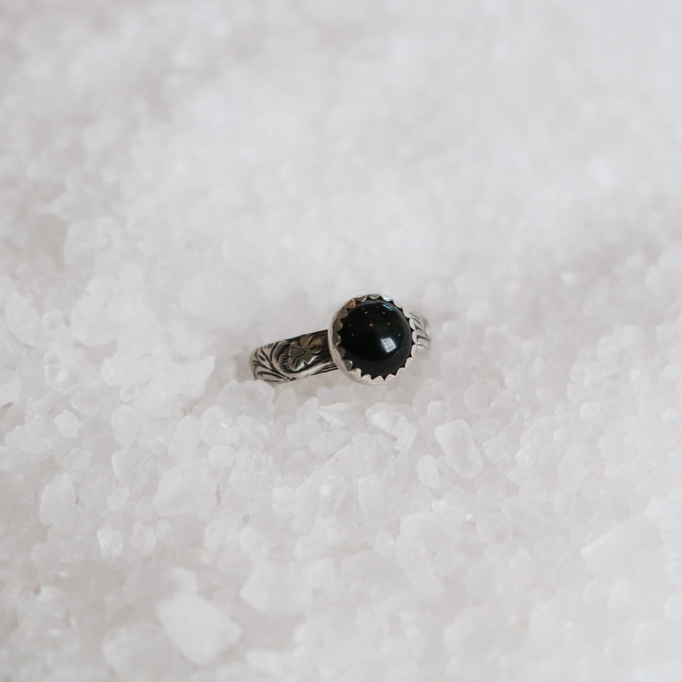 Sweetwater Stacking Ring in Onyx // Made to Order
