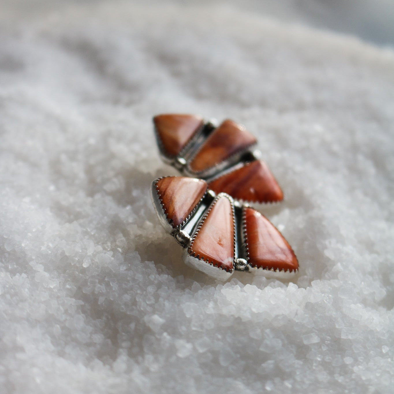 Spiny Oyster Cluster Studs // One of a Kind