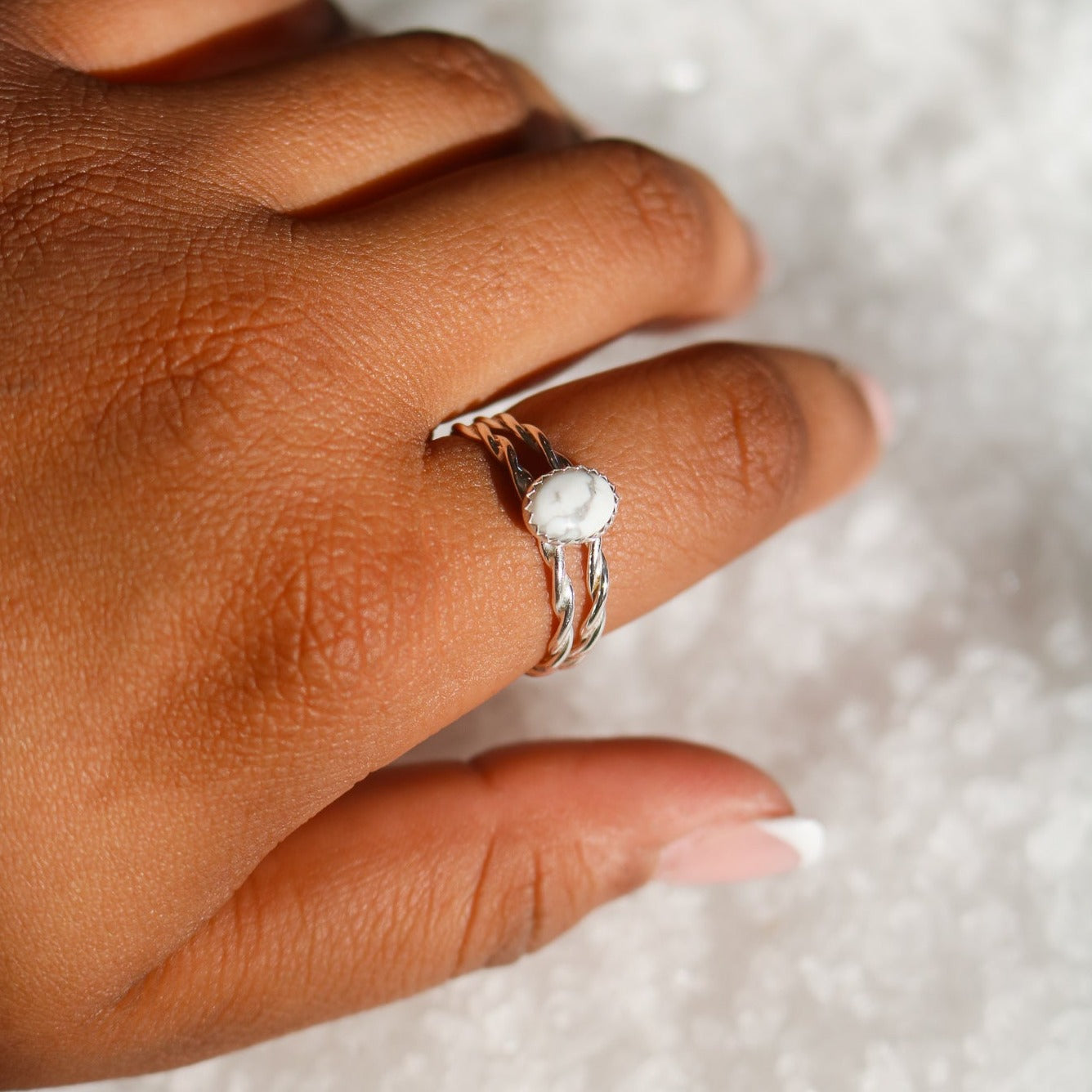 Helena Ring in 'White Buffalo' // Made to Order