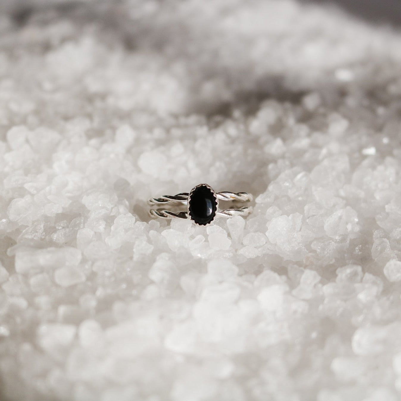 Helena Ring in Onyx // Made to Order