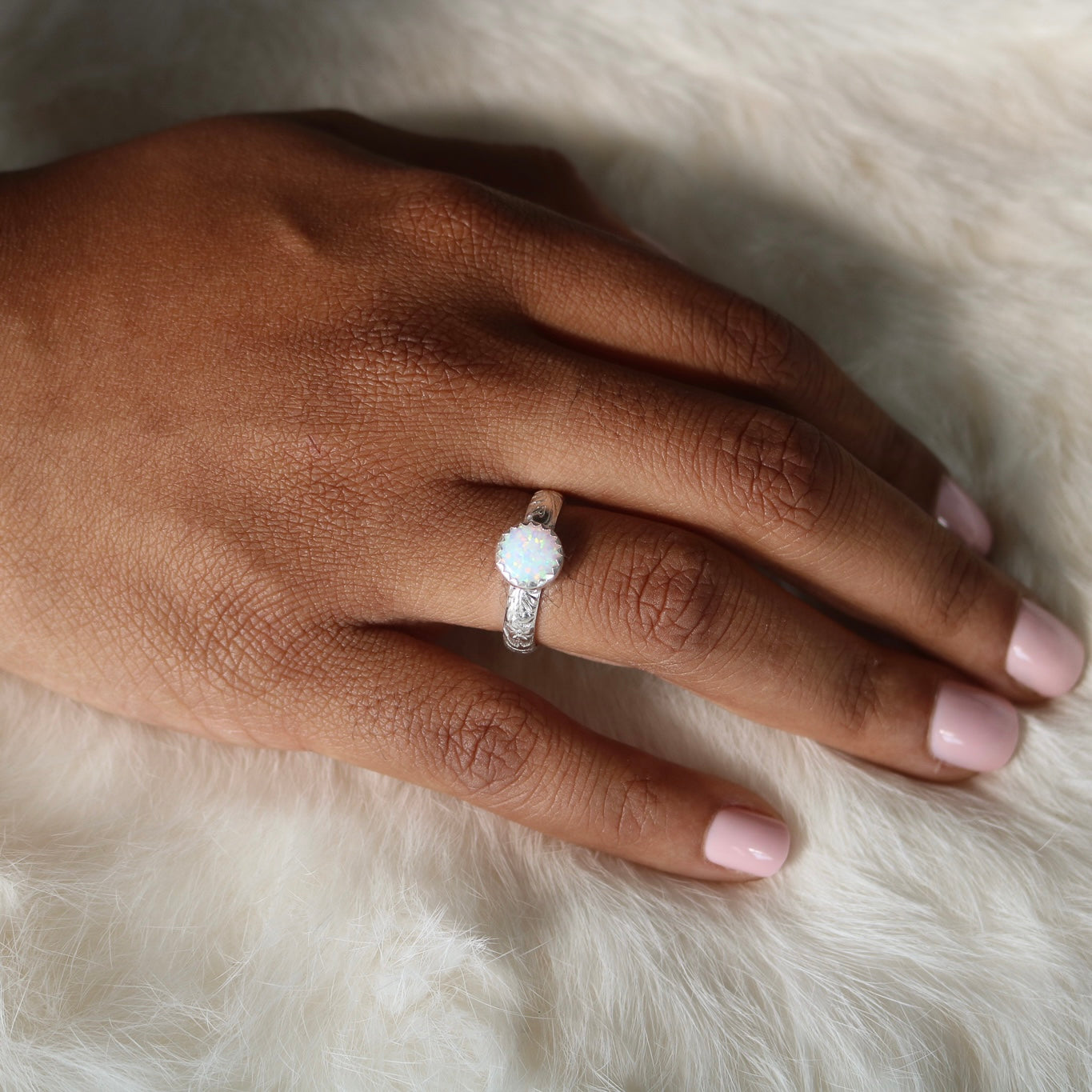 Sweetwater Trio Matched Set in White Opal // Made to Order