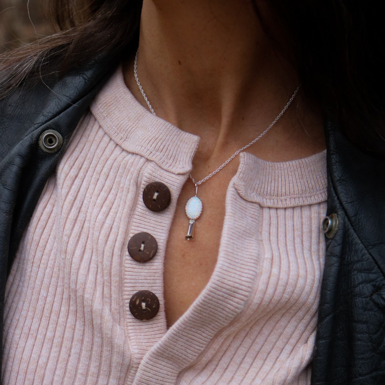 Dainty Squash Blossom Charm/Necklace