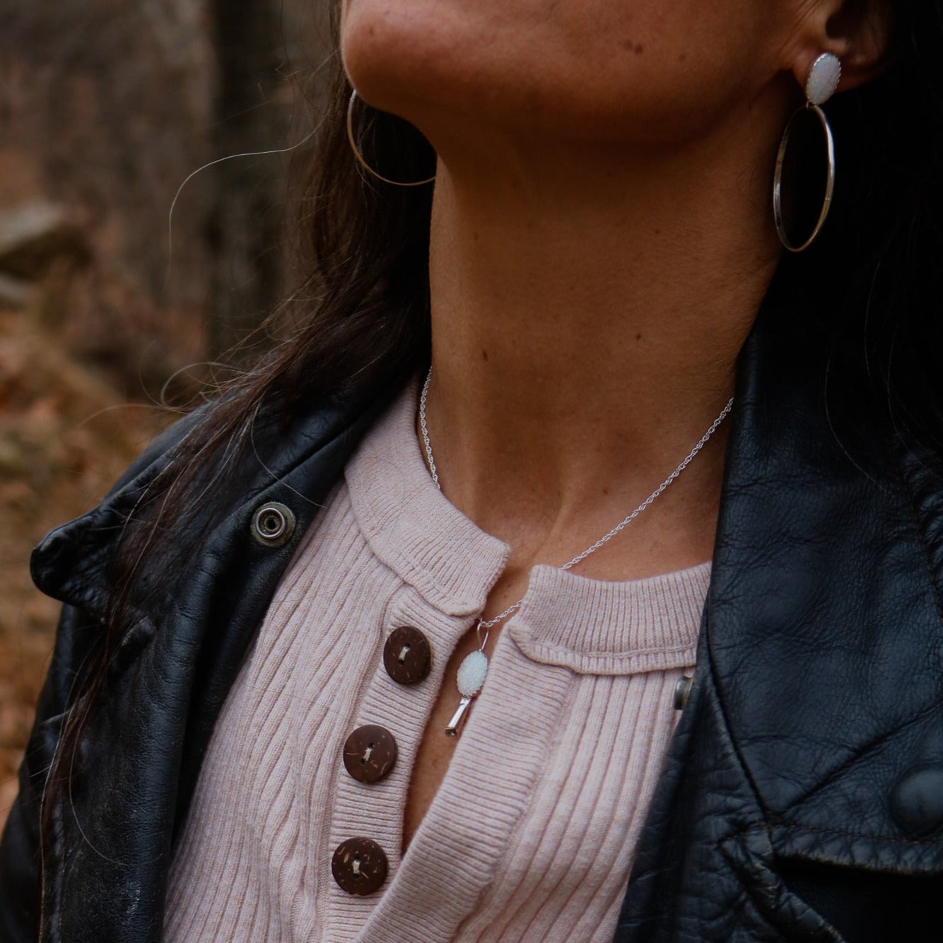 Dainty Squash Blossom Charm/Necklace