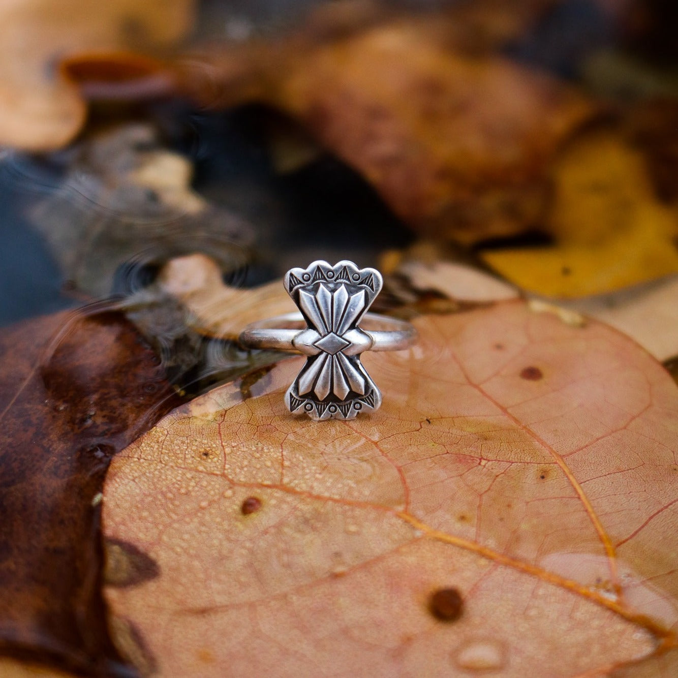 Butterfly Concho Stacking Ring