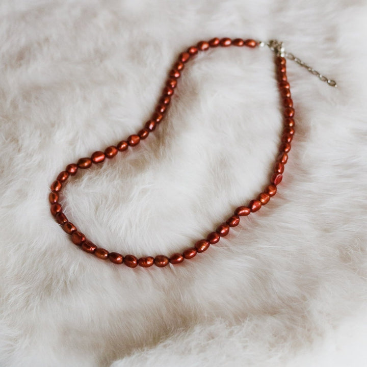 LIMITED Copper Pearl Necklace