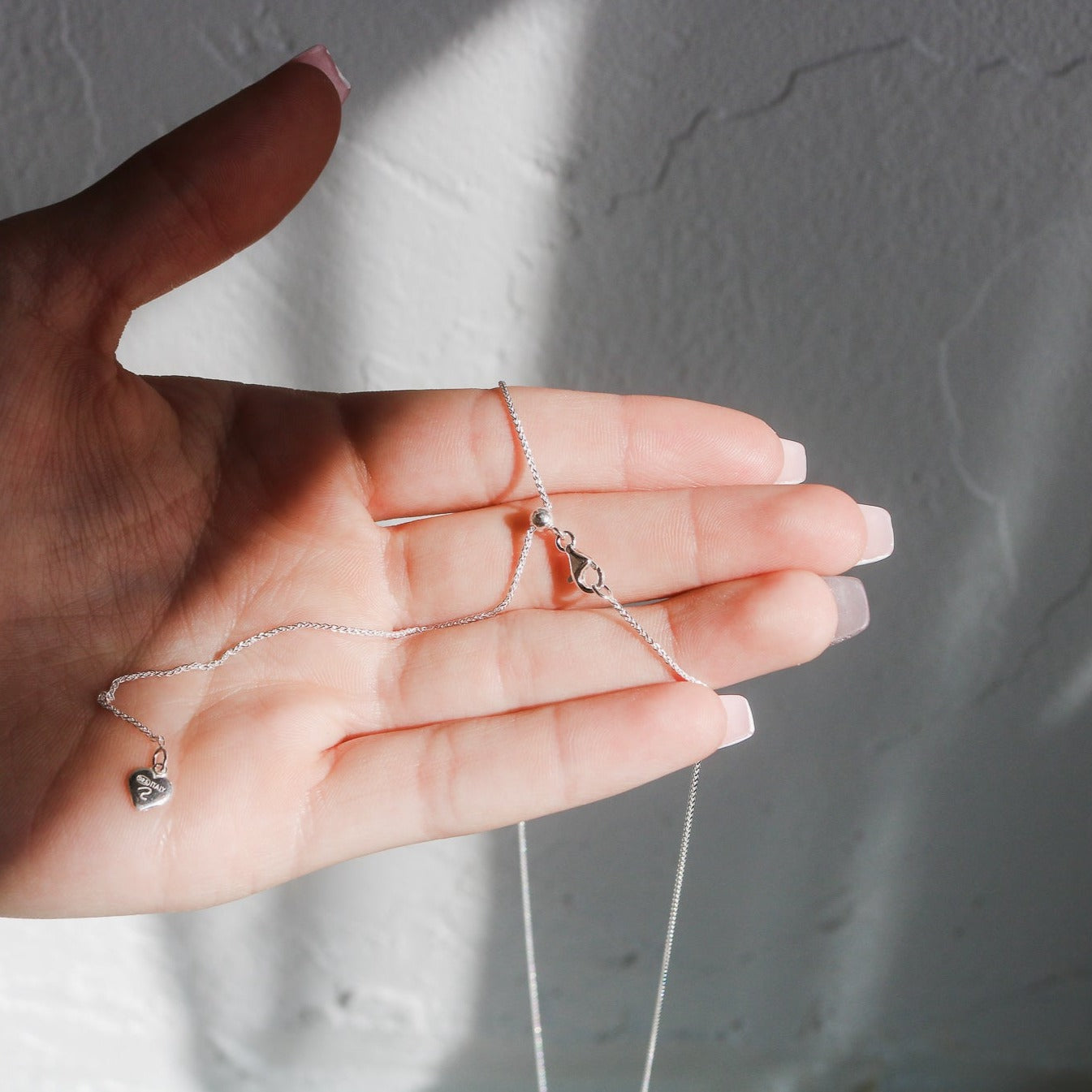 Sterling Silver Adjustable Wheat Chain