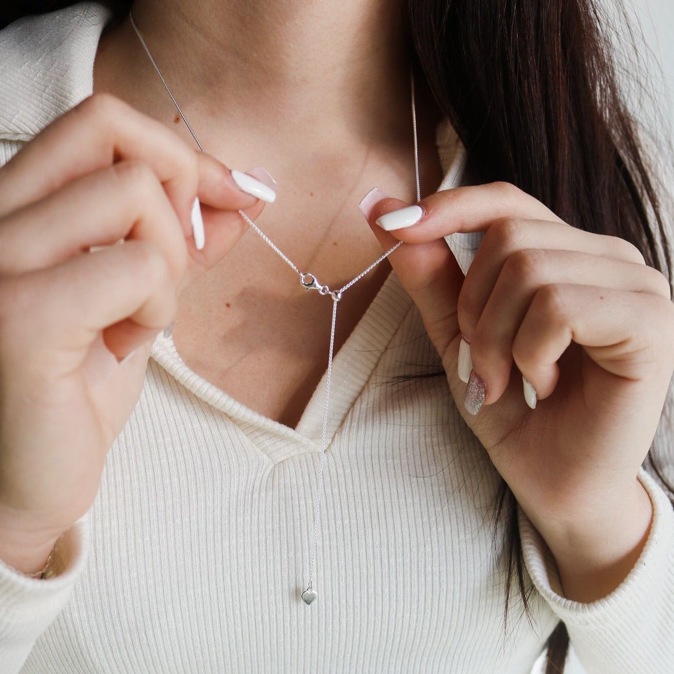 Sterling Silver Adjustable Wheat Chain