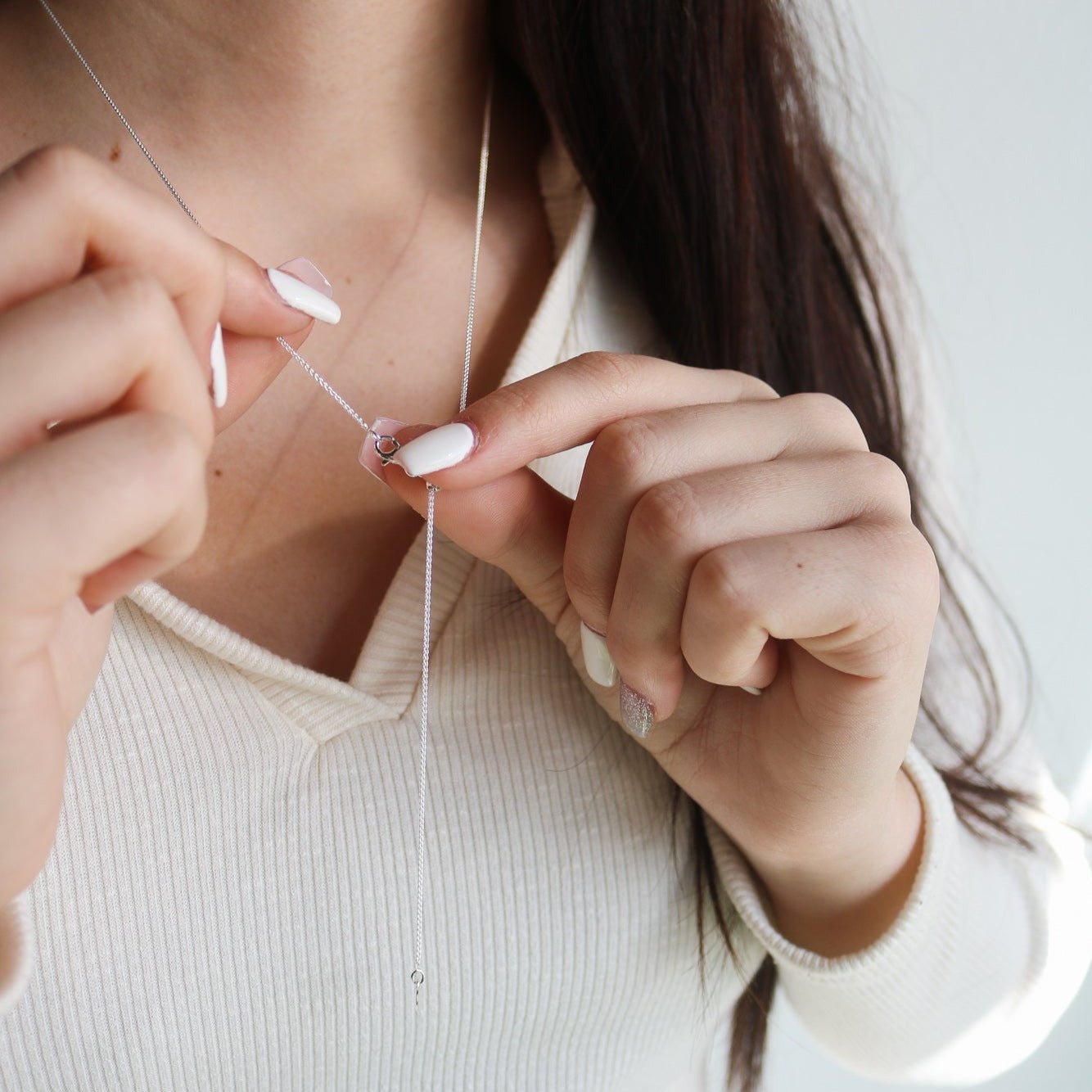 Sterling Silver Adjustable Wheat Chain