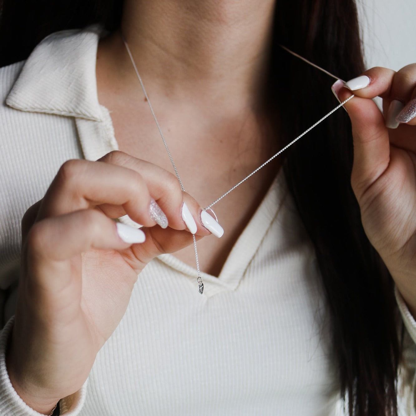 Sterling Silver Adjustable Wheat Chain
