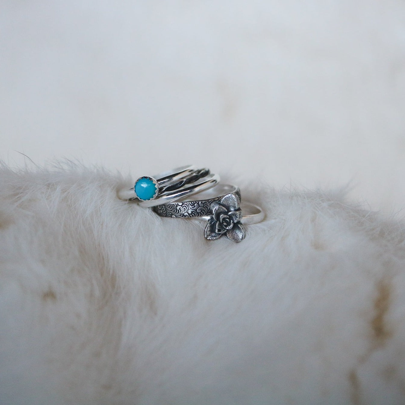 Las Cruces Stacking Ring Set // Made to Order