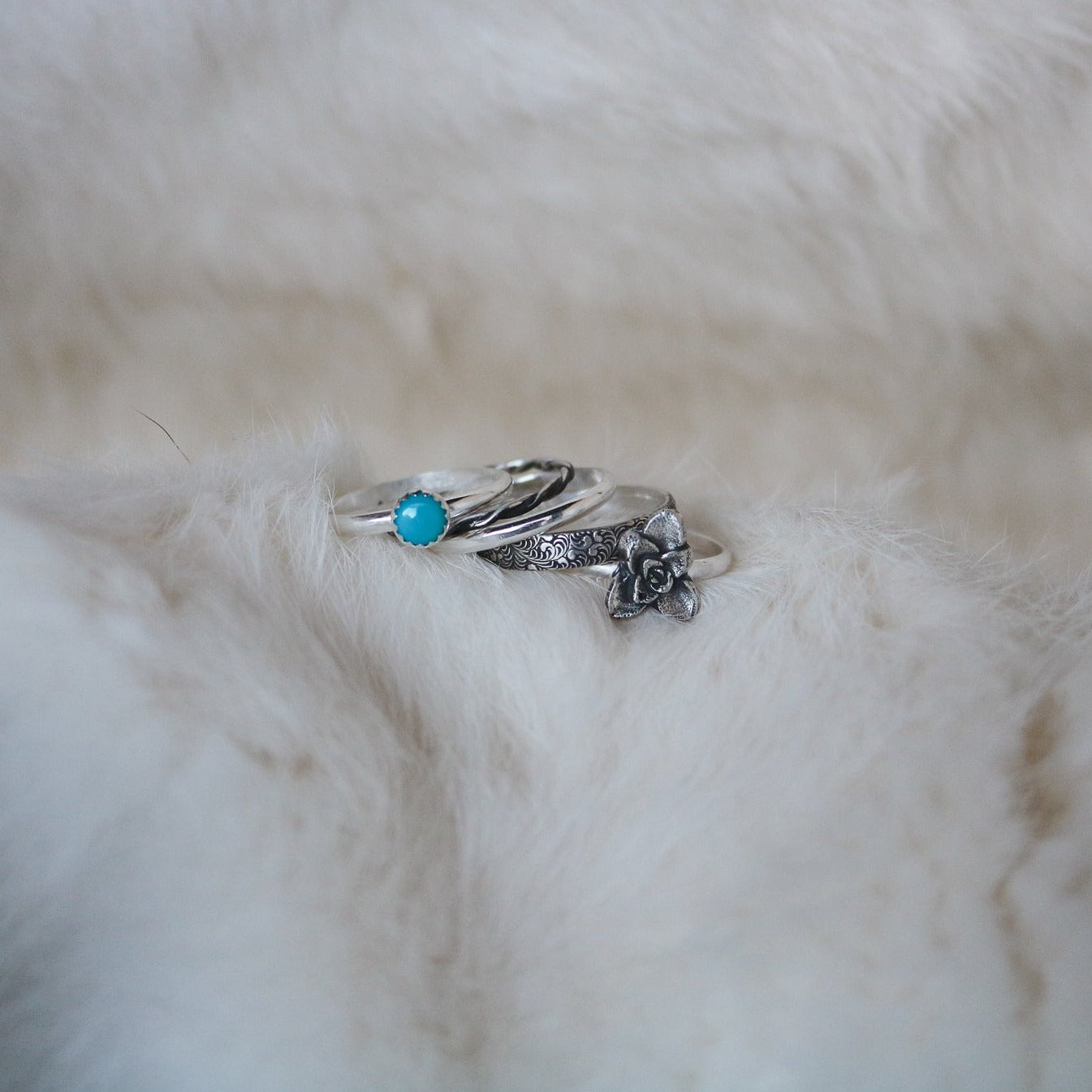 Las Cruces Stacking Ring Set // Made to Order